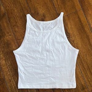 Amazon White Crop Top